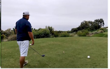 Video thumbnail: Amateur golfer using ZeroGravETee tee